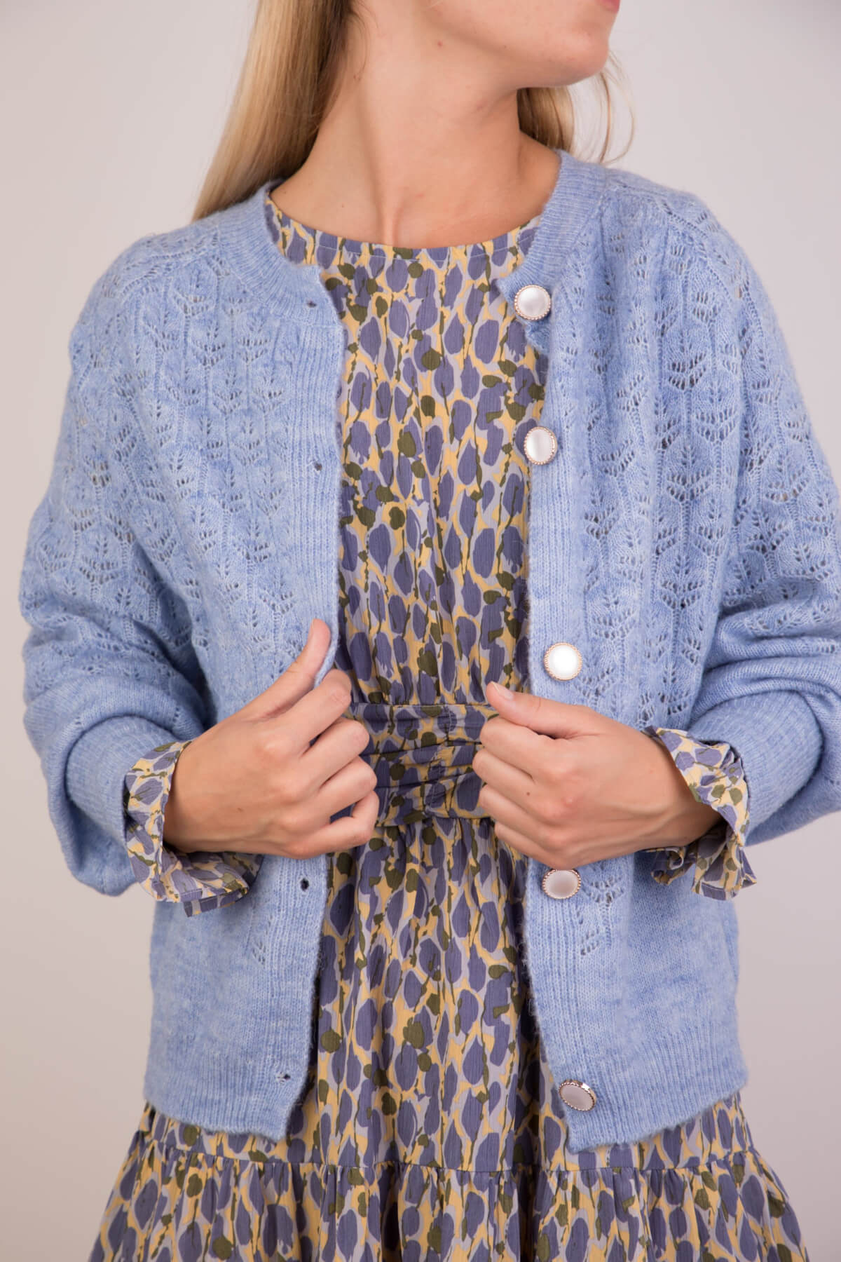 Chaqueta punto pointelle - Imagen 5